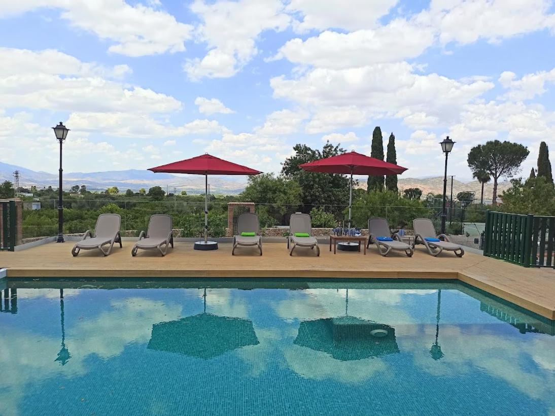 Luxe Hacienda La Campina Met Verwarmd Zwembad En Tennisbaan. Alhaurín el Grande Exteriör bild